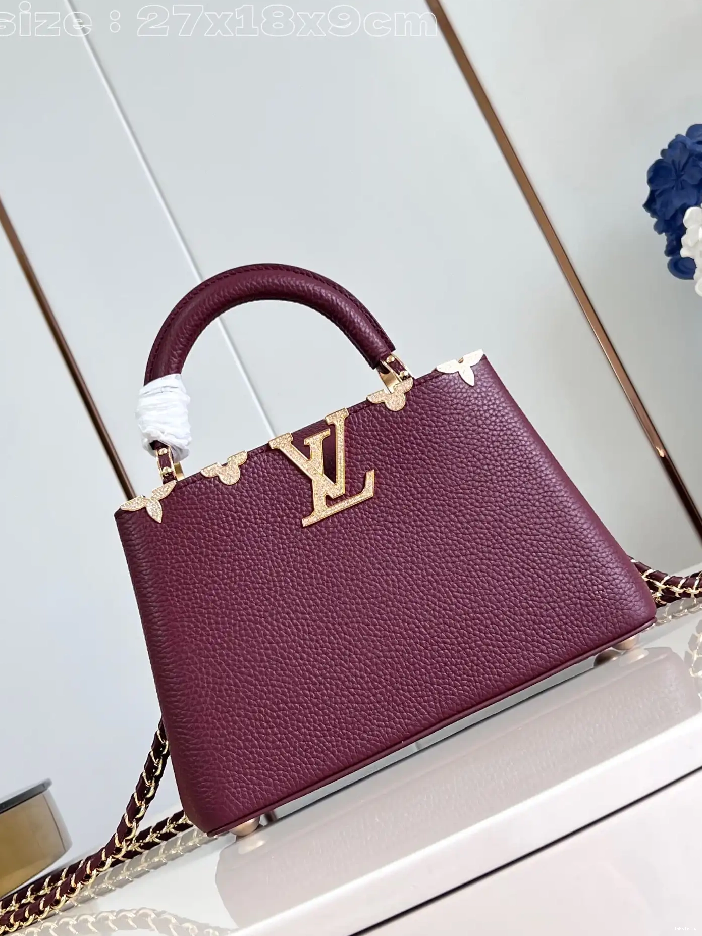 WIS CAPUCINES VUITTON BB-27*18*9CM LOUIS 0331
